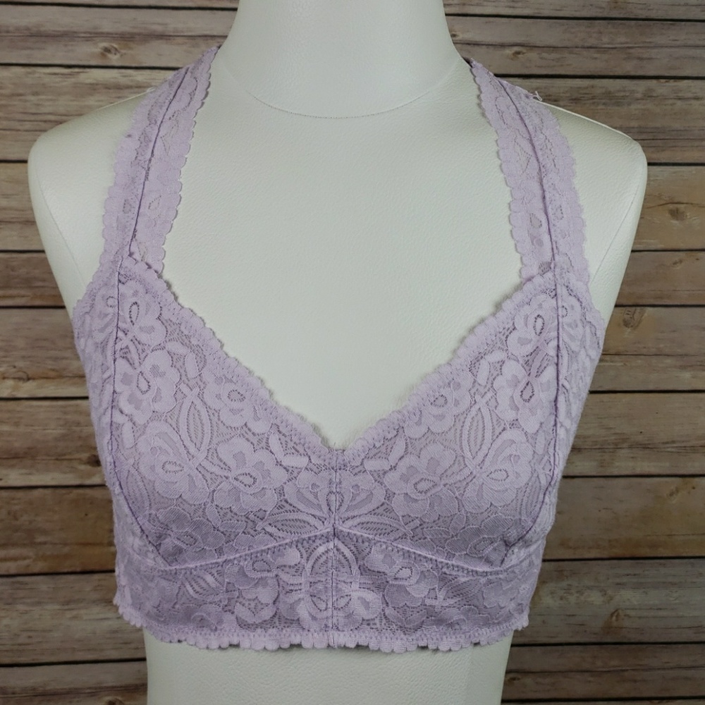 Lilac Free People Lace Bralette